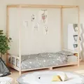 vidaXL Kinderbett 90x190 cm Massivholz Kiefer