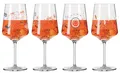 Ritzenhoff Gläser-Set Sommerrausch Aperizzo 4er Set F23, Kristallglas, 20,3 x 19,4 x 26,6 cm