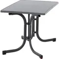 Siena Garden Klapptisch Paco Rechteckig Anthrazit/Matt 70 cm x 111 cm