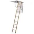 Dolle Bodentreppe clickFIX® 3-teilig bis 274cm Raumhöhe mit U-Wert 0,49 Deckenöffnung 130x70cm