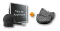 HAIRGO Applikator + 2 Stück Hairline Optimizer Streuhaar Haarverdichter Hairfor2