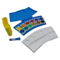Pelikan 701204 Farbkasten ProColor®, Türkis/Neongelb, 12 Farben -unvollständig-