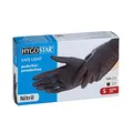 HYGOSTAR unisex Einmalhandschuhe SAFE LIGHT schwarz Größe S, 100 St.