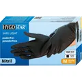 Hygostar 27068 Nitrilhandschuhe Safe Light schwarz Gr. 7/S puderfrei