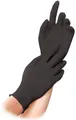 HYGOSTAR Nitril-Handschuh DARK, S, schwarz, puderfrei
