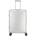 Travelite NEXT Trolley M mit 4 Rollen (67cm) - Silber Koffer24