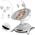 Lionelo Bella elektrische Babywippe 360° bis 9 kg hellgrau