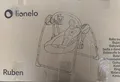 Lionelo Ruben  Baby Elektrische Babywippe - Grau/Weiß Babyschaukel
