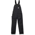 Carhartt Latzhose, schwarz, Größe 34 für Männer