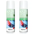 2 x 400ml Oputec Kältespray Eisspray Sport: Erste-Hilfe-Spray bei Sportverletzungen, Schmerzen und Schwellungen (Minze) - Medizinisches Kühlspray für jedes Erste-Hilfe-Set