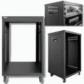 IT-Ständer DIGITUS DN-48001 Tragkraft 136 kg Schwarz auf Rollen