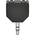 hama 00205191 Audio-Adapter, 3,5-mm-Klinken-St. - 2 x 3,5-mm-Klinken-Kupp., Stereo