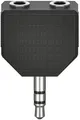 hama Audio-Verbindungskabel/Adapter Audio-Adapter 3,5-mm-Stecker>2 x 3,5-mm-Kupp