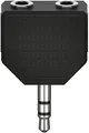 Hama Klinkenadapter 205191 3,5mm Klinkenadapter Klinke stereo 2x Klinkenkupplung