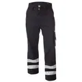 Dassy Arbeitshose Arbeitshose mit Reflexstreifen Vegas (1-tlg) schwarz 63