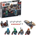 LEGO 75267 Star Wars Mandalorianer Battle Pack Set mit 4 Minifiguren, Speeder-Bike und Verteidigungsfestung