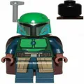 LEGO Star Wars Buchse Mandalorianer Stamm Krieger Brown Kap Minifigur Von 75267
