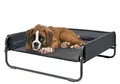 Maelson Soft Bed - Foldable Dog Bed Dog Couch Anthracite M - 71 x 71 x 29cm