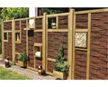 Hauptelement Weidengeflechtzaun Labo-3D 180 x 180 cm braun