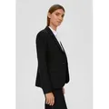 s.Oliver Jackenblazer Indoor-Blazer Blazer aus Viskosemix schwarz L (40)
