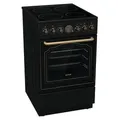 Gorenje GECS5B70CLB Elektroherd, Freistehender Herd, Schwarz, Drehregler, Vorne oben, Metall, Boden - Schwarz