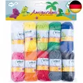 Gründl Amigurumi-Set I Buntstiftfarben (Miniknäuel aus 100 % Baumwolle, ideal z