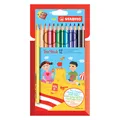 STABILO Trio dick Dreikant-Buntstift mit Spitzer (12x) (203/2-12)