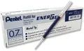 Pentel LR7-C Nachfüllmine für EnerGel-Stifte, 0,7 mm Kugelspitze, blau, 12 Stück