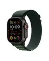 Apple Watch Ultra 2 GPS+ Cellular 49mm Black Titanium Case with Dark Green Alpine Loop (MX4T3FD/A)