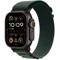 Apple Watch Ultra 2 LTE 49mm Schwarzes Titangehäuse mit Alpine Loop (L) – Dunkelgrün - Neu mit 19% MwSt / OVP