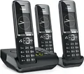 Gigaset COMFORT 550A, Analoges Telefon, Kabelloses Mobilteil, Freisprecheinrichtung, 200 Eintragungen, Anrufer-Identifikation, Schwarz