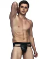 Sexy Lack Leder String Tanga Herren Wetlook Boxershorts Männer Unterwäsche M/L