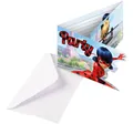 Miraculous Einladungskarten Miraculous Ladybug Cat Noir 8 Stück Kindergeburtstag