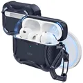ESR Hülle für AirPods Pro 3 (2025), kompatibel mit AirPods Pro 3 (USB-C), Magnetischer Deckel, MagSafe-Ready, Starker Fallschutz, Cyber-Serie, Blau