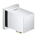 GROHE Euphoria Cube - Wandanschlussbogen (Außengewinde, Eigensicher gegen Rückfließen, langlebige Oberfläche), chrom, 27704000