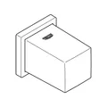 GROHE Wandanschlussbogen Euphoria Cube 27704 Außengewinde eigensicher chrom