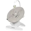 lionelo Babywippe IRIS, 360 Grad/ ab Geburt/12 Wiegenlieder/leicht und leise beige
