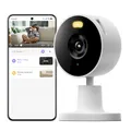 XIAOMI Smart Kamera C100, 3MP Ultra-Low-Light-Farbe, Zwei-Wege-Audio, Schreierkennung, Wi-Fi 6 und Bluetooth-Kopplung, Kompatibel mit Alexa und Google