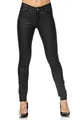 Elara Damen Hose Kunstleder Push Up Effekt Chunkyrayan E621 Black-34 (XS)