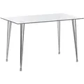 Esstisch Winston Silber 120 Cm 70 Cm Sicherheitsglas