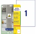 Avery Zweckform Etiketten 20 Power-Etiketten L7877-20 weiß 210,0 x 297,0 mm