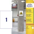 AVERY Zweckform Power-Etiketten L7877-20 weiß 210,0 x 297,0 mm, 20 Blatt