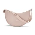 LARKSON Crossbody Bag Damen & Herren Rosa - Solveig Medium - Umhängetasche im Halbmond Style - Halbrunde Schultertasche - Moon Bag Design - Wasserabweisend