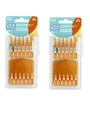 2x TePe Easy Pick Interdentalbürsten XS/S organge a 36 Stück Zwischenraumbürsten