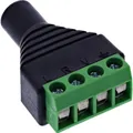 InLine 3,5mm 4-pol Klinkenbuchse an Terminalblock, Stereo/Mikro (92504K)