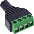 InLine® 3,5mm 4-pol Klinkenbuchse an Terminalblock, Stereo / Mikro