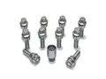 H&R Radschrauben +Schloss 1SET silber M14x1,5x41 bew. Kugel R14 1454107ASET|1