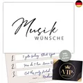 50 Musikwunschkarten inkl. VIP Karten Hochzeit Musikwunsch Dj Karten Geburtstag