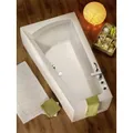 OTTOFOND Badewanne, BxHxL: 100 x 50 x 170 cm, asymetrisch - weiss