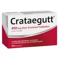Crataegutt 450 mg Herz-Kreislauf-Tabletten | 100 Tabletten | Pflanzliches Arzneimittel zur Unterstützung der Herz Kreislauf Funktion | Weißdorn hochdosiert | Stärkung für Herz und Kreislauf